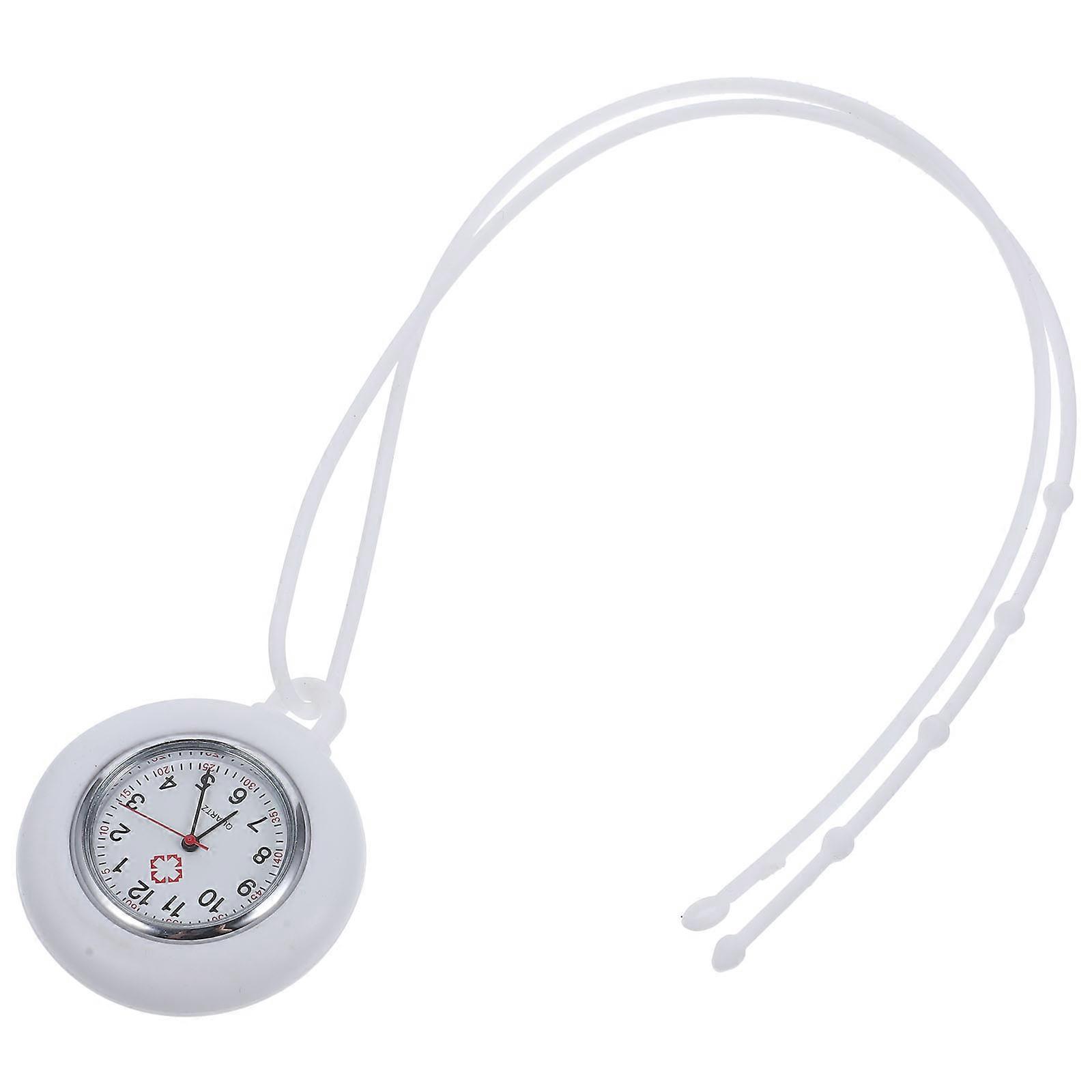 silicone Nurse Pocket Round Timekeeping Watch for Nurses Daily Use 1Pc