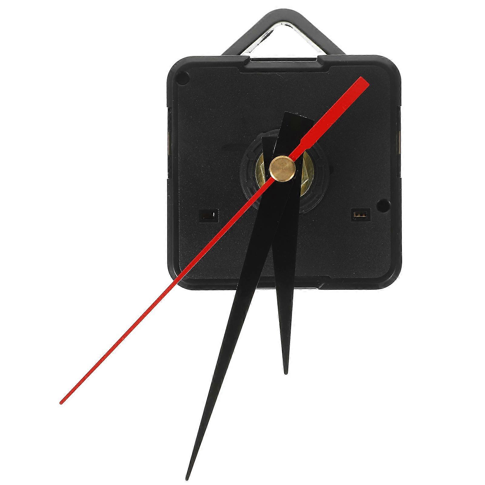 Clock Mechanism Kit Wall Clock Movement for Replacement 6Sets Black Plastic
