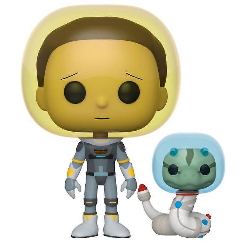 Rick & Morty Morty spacesuit figure with snake accessory