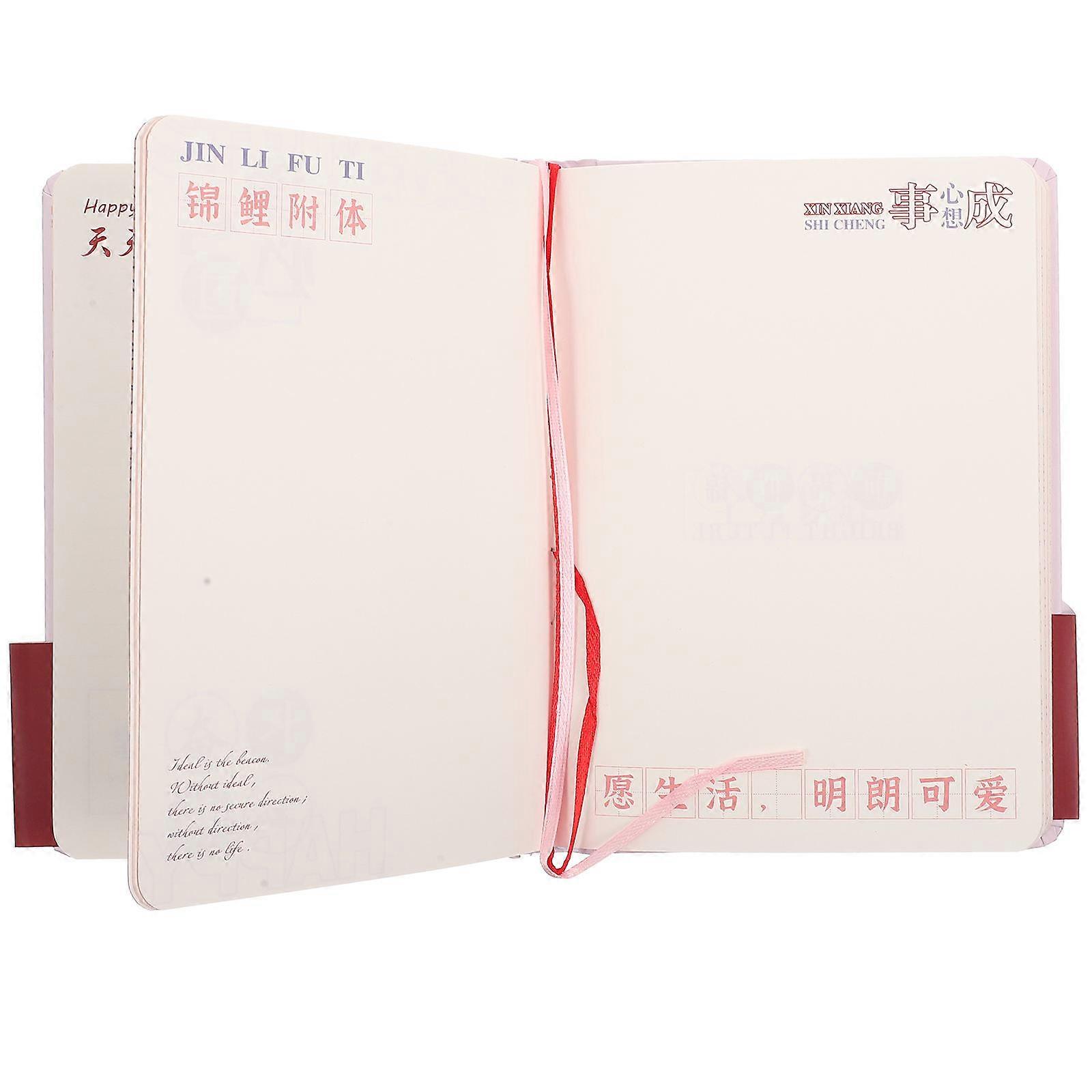 Schedule Notepad Funny Character for Student Use 5Pcs Portable Notebook