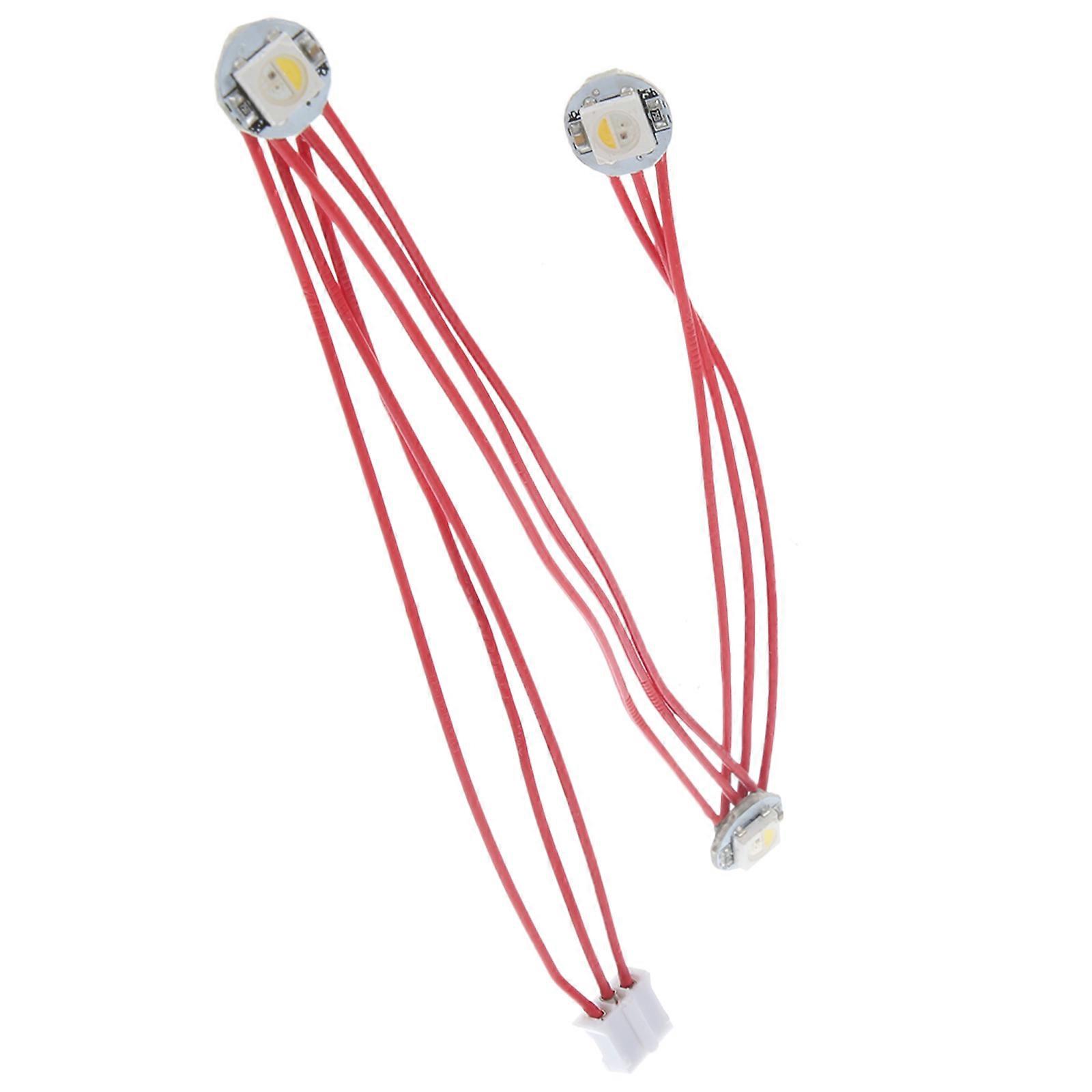 2Pcs Rgbw LED Lamp Panel Board Mini Button Pcb LED for 3D Printer