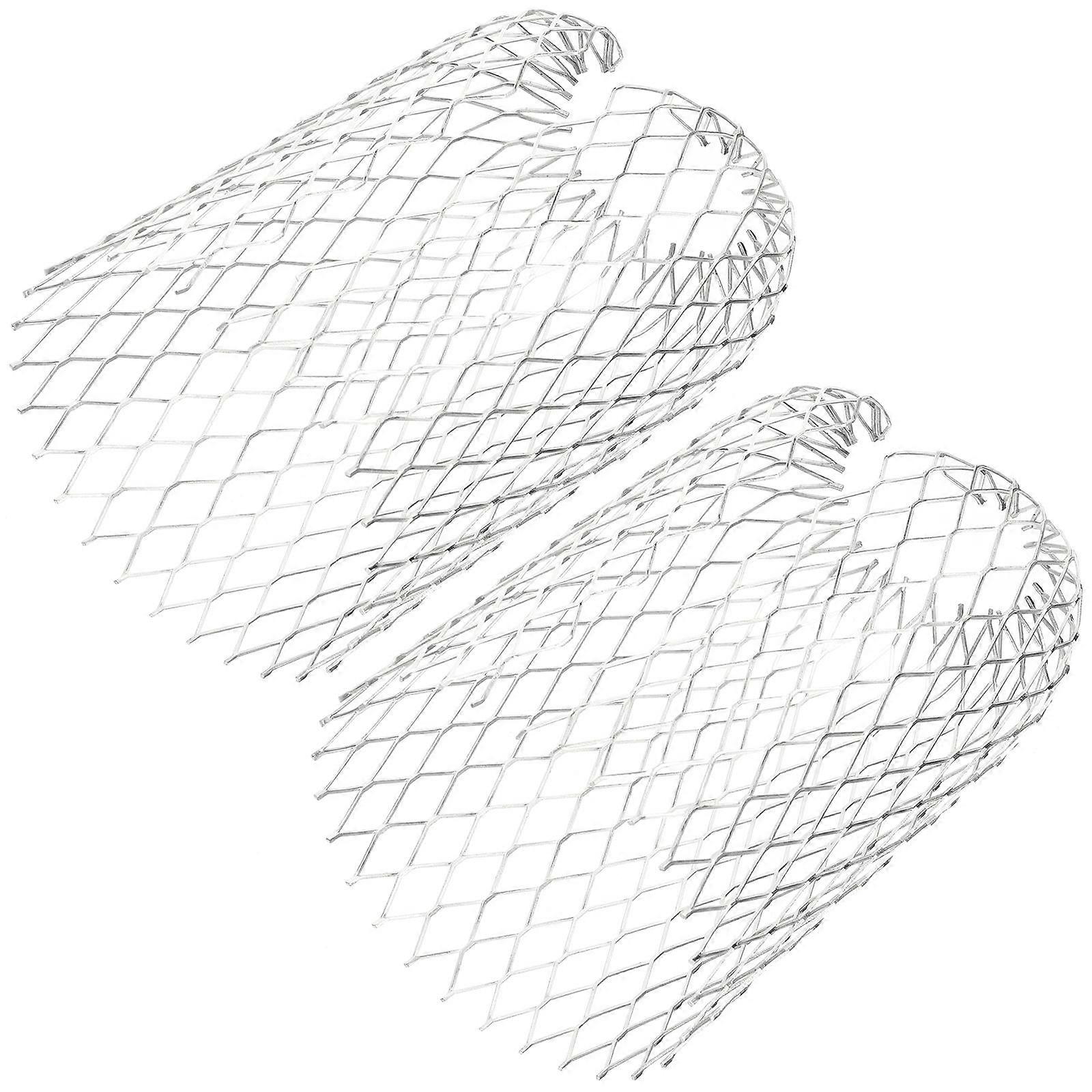 Silver Gutter Guard Aluminum Strainer for Leaf Debris with 8Pcs