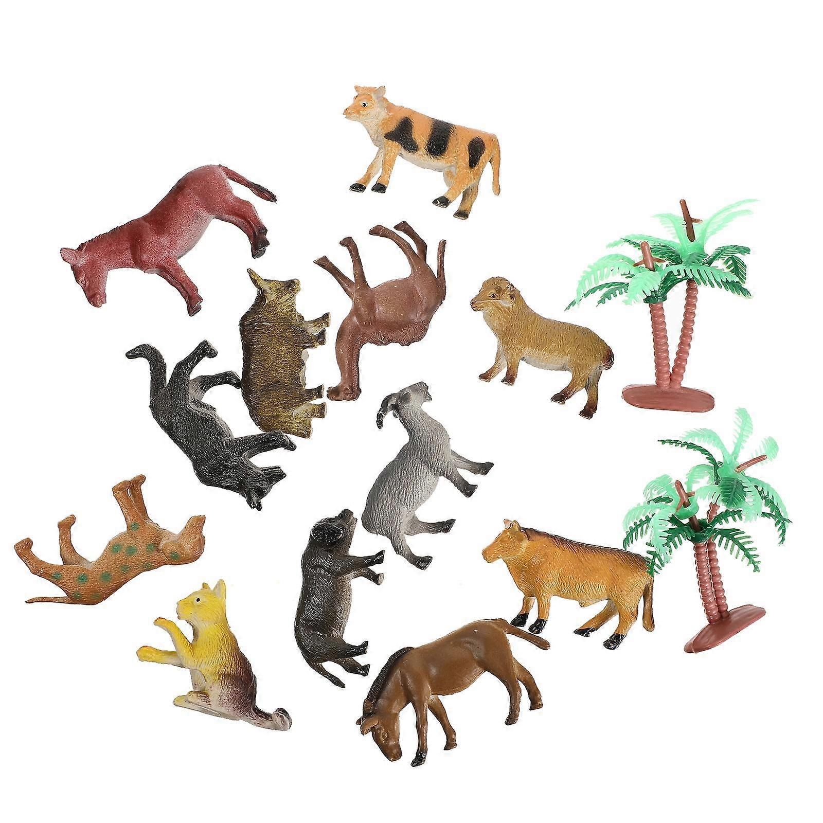 Farm Animals Model for Educational Learning 36Pcs Toys Assorted Colors