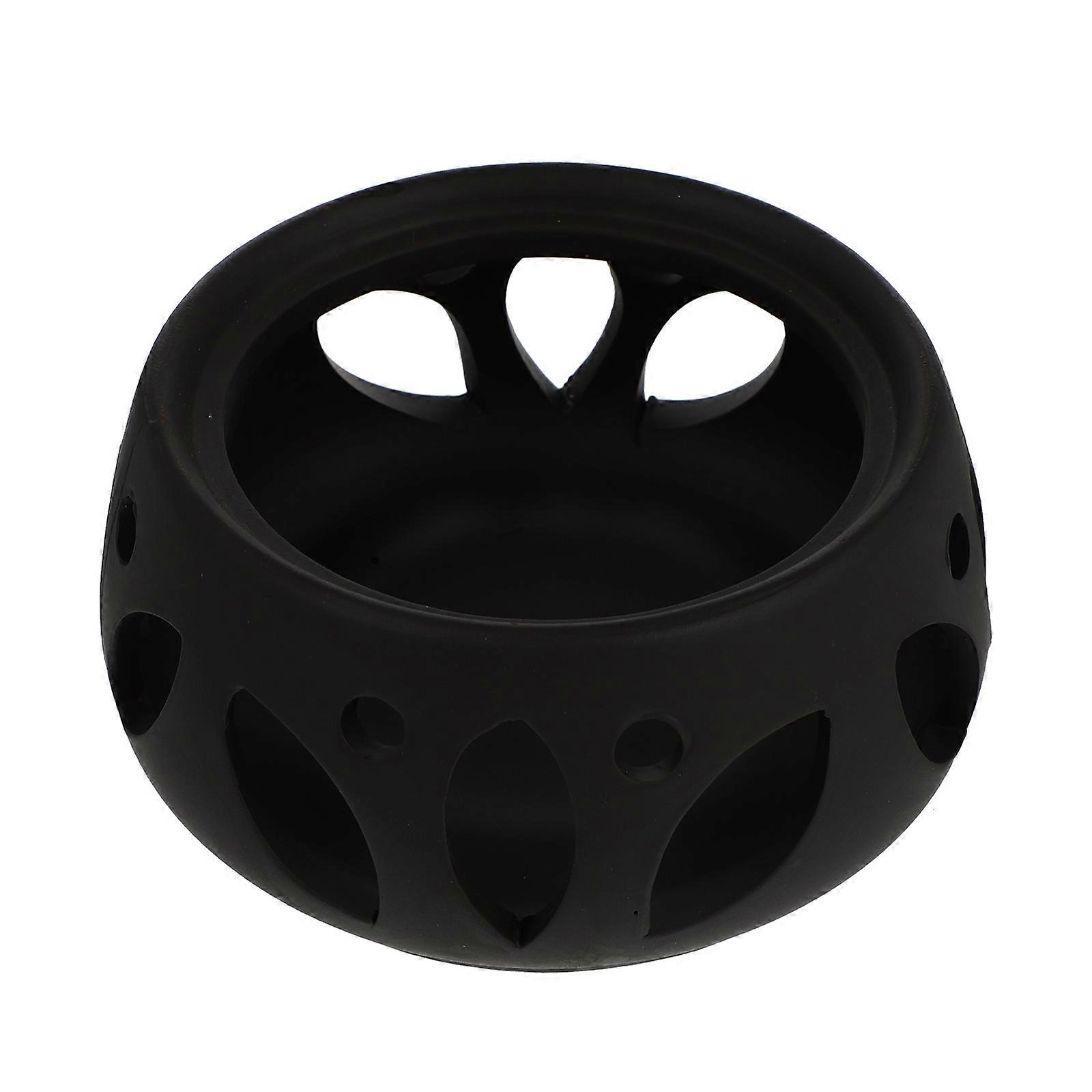 Black Ceramic Tea Heater for Heating 1Pcs Teapot Insulation Base