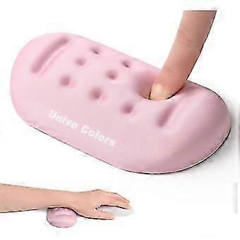 Superfine Memory Foam Keyboard Mouse Wrist Rest, Memory Foam Wrist Cushion Support Easy Typing & Pain Relief for Office