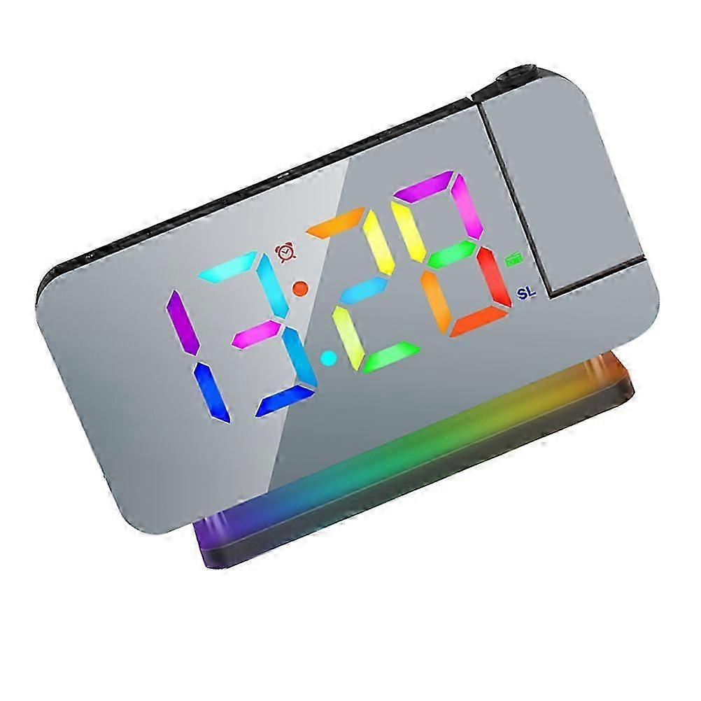 Radio Alarm Clock LED Clock for Bedroom 5Sets Display Cs