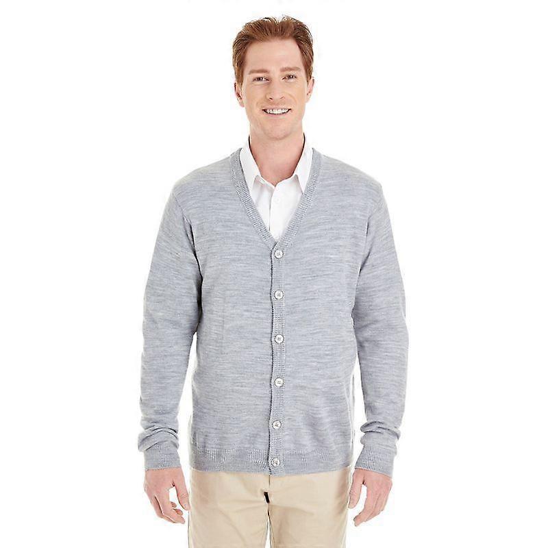 Minglan Men's V-Neck Button Cardigan Sweater
