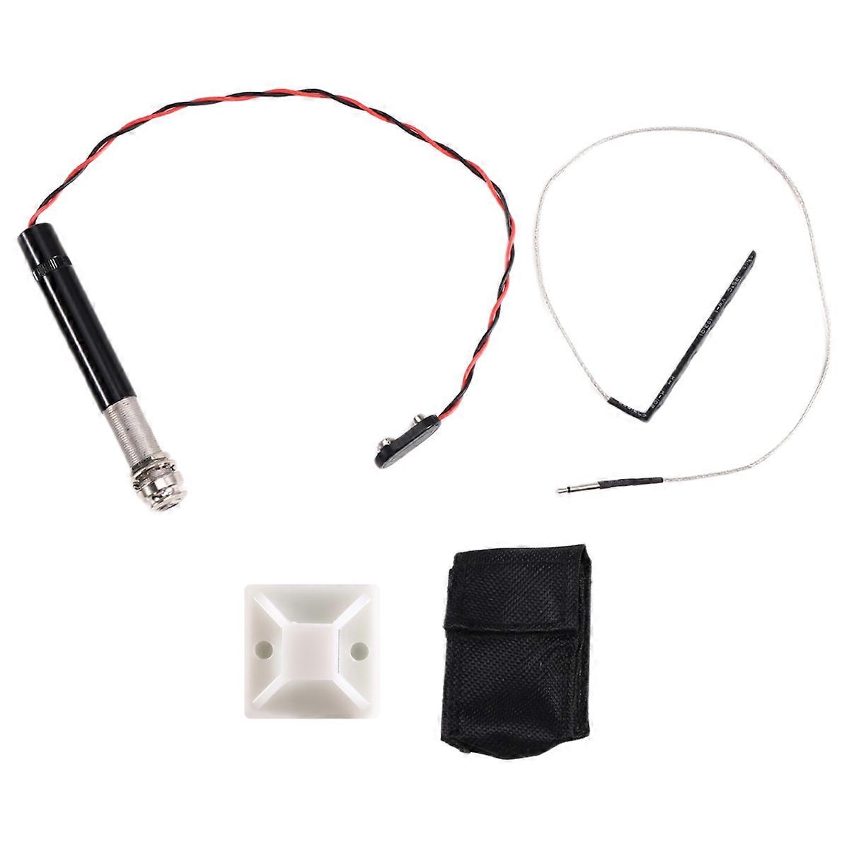 Active Endpin Jack Preamp Piezo Pickup Kit for Acoustic Guitar.