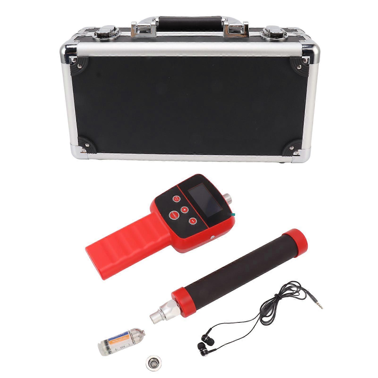 Underground Pipe Handheld Detector 512hz Transmitter Receiver Portable Pipe Inspection Receiver With Transmitter Aluminum Case