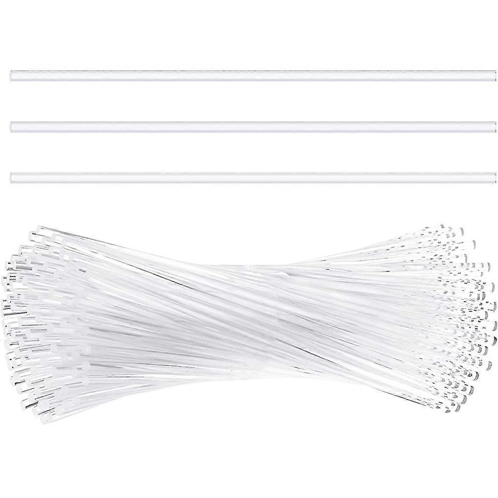 Candy Sticks Acrylic Rods for DIY Lollipop Making 120Pcs White Set