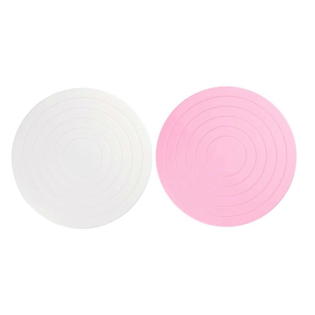 Cake Decorating Stand With 360 Degree Rotation For Home Baking And Dessert Making Assorted Color Easy To Use 6 Pcs