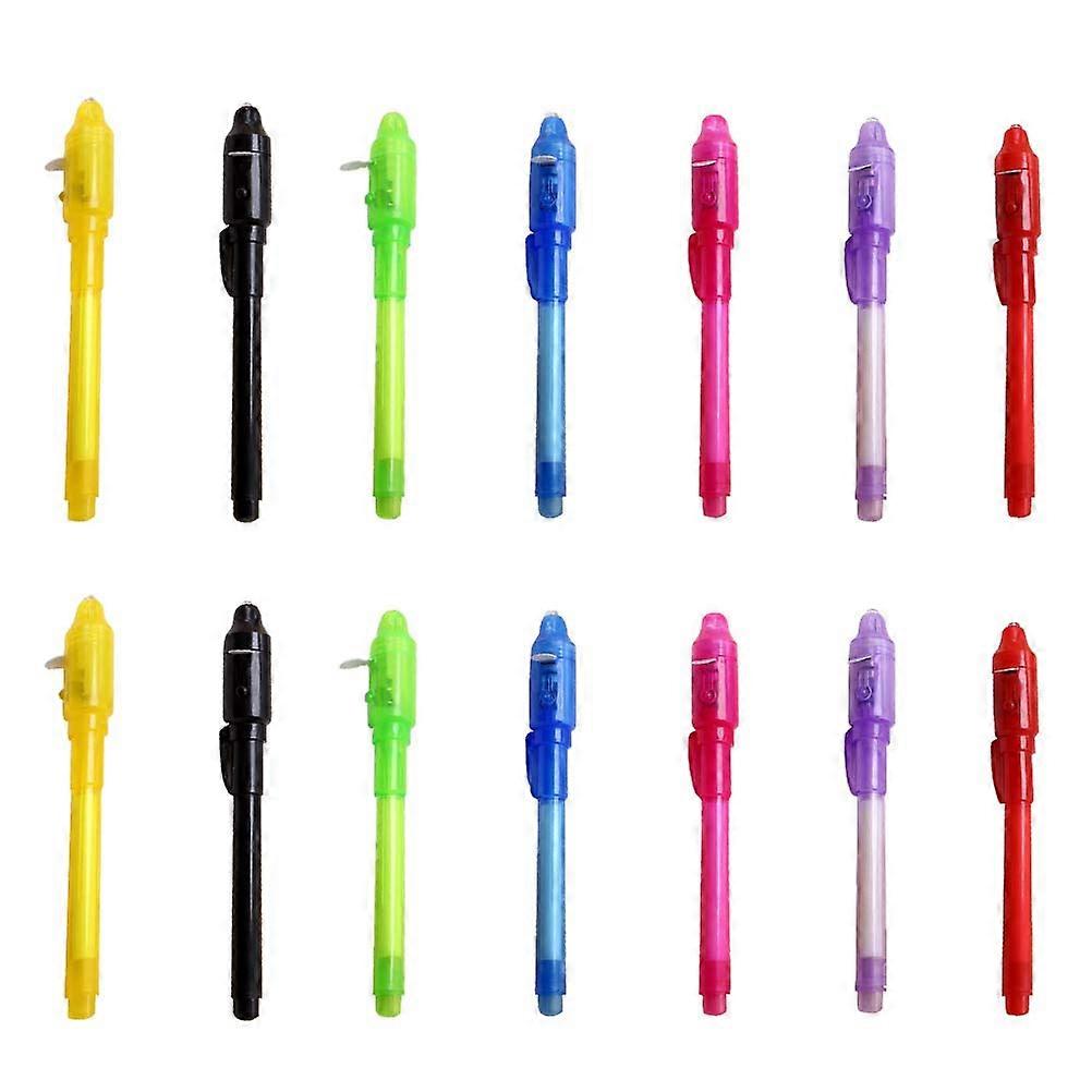 Invisible Ink Pen Pen Marker with Uv Light 14Pcs for Security Marking