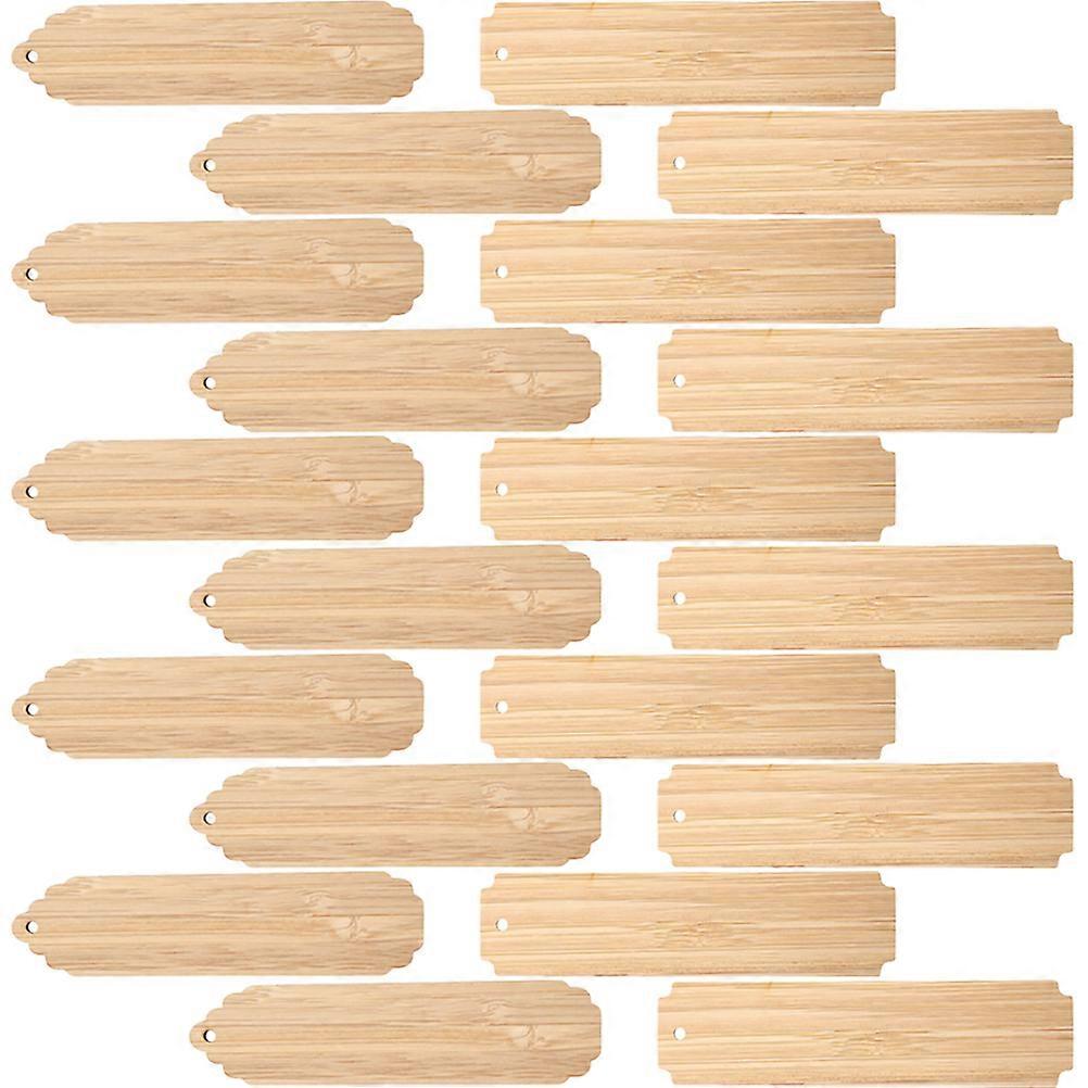 Wooden Bookmarks for DIY 100Pcs Unpainted Rectangle Blank Wood Bookmarks