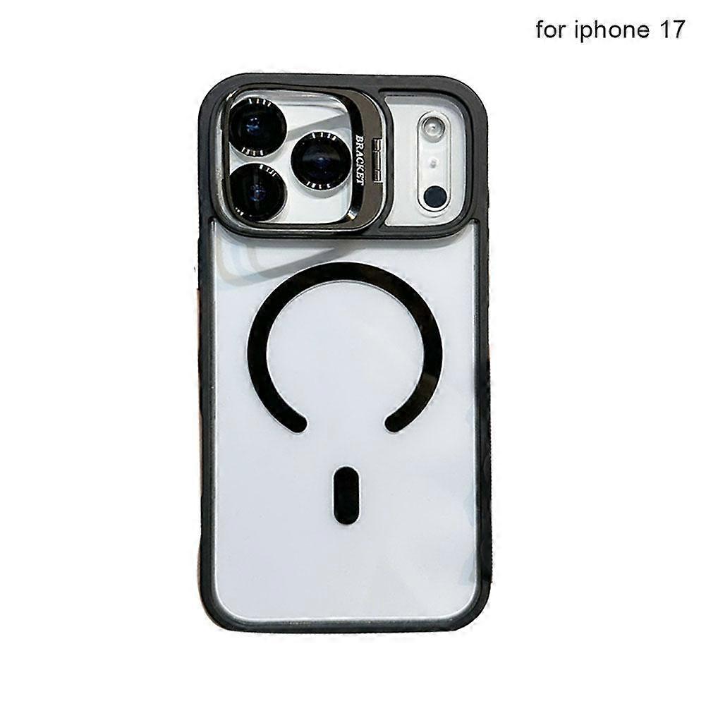 Étui magnétique pour iPhone 17/Pro/Pro Max/Air Formagsafe avec support d'objectif