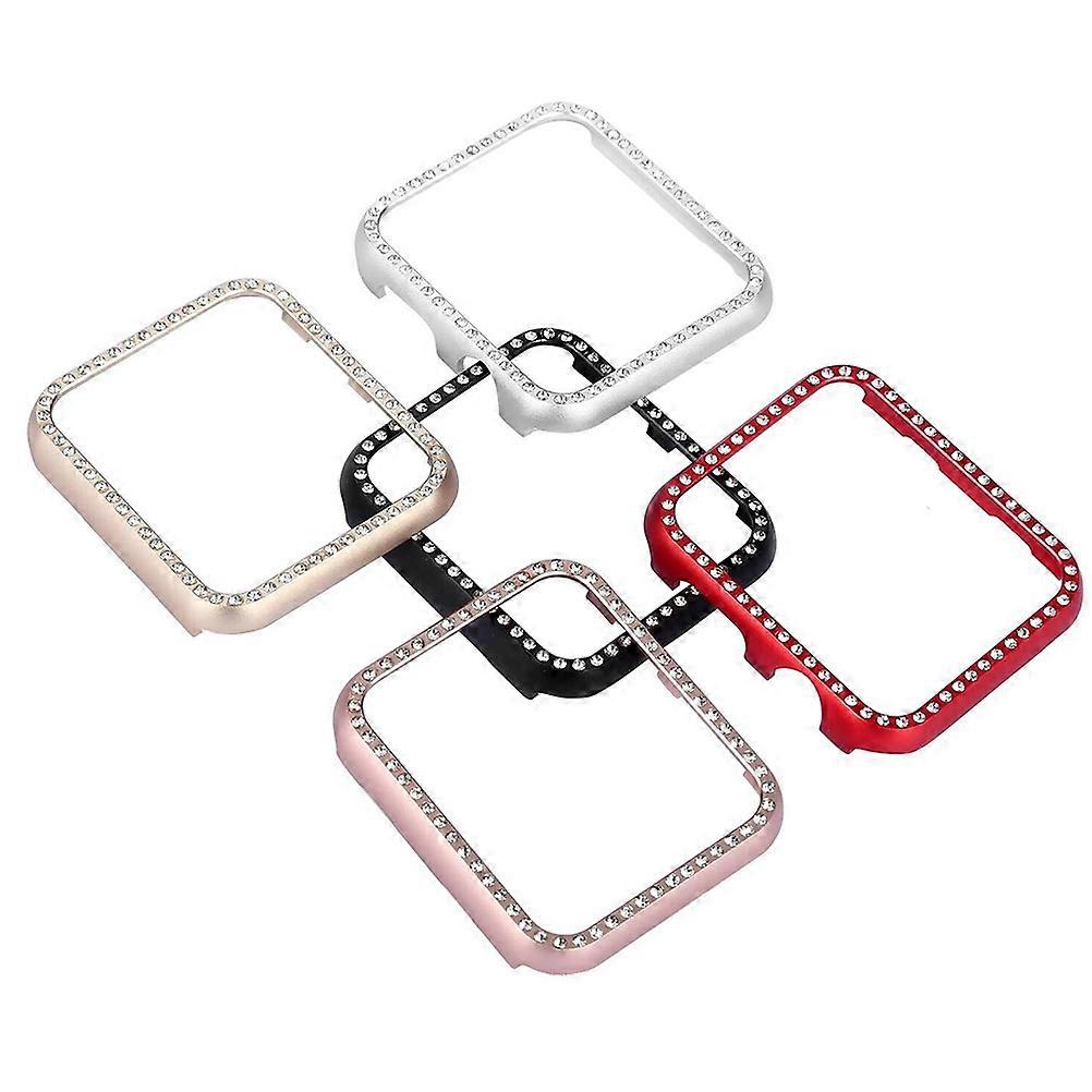 Aluminum Alloy Protective Frame Smartwatch Case Cover for Series 3 42mm