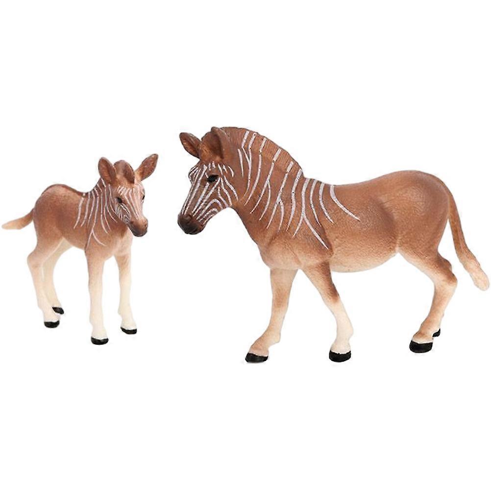 Realistic Simulation Animal Model Zebrass Figure for Decor 10Pcs Plastic