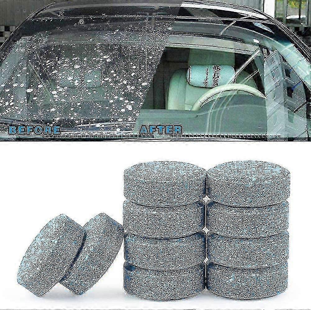 50/100pcs Windshield Washer Fluid, Concentrated Windscreen Washer Tablets Solid Wiper Glass Solid Washer Fluid 25-26