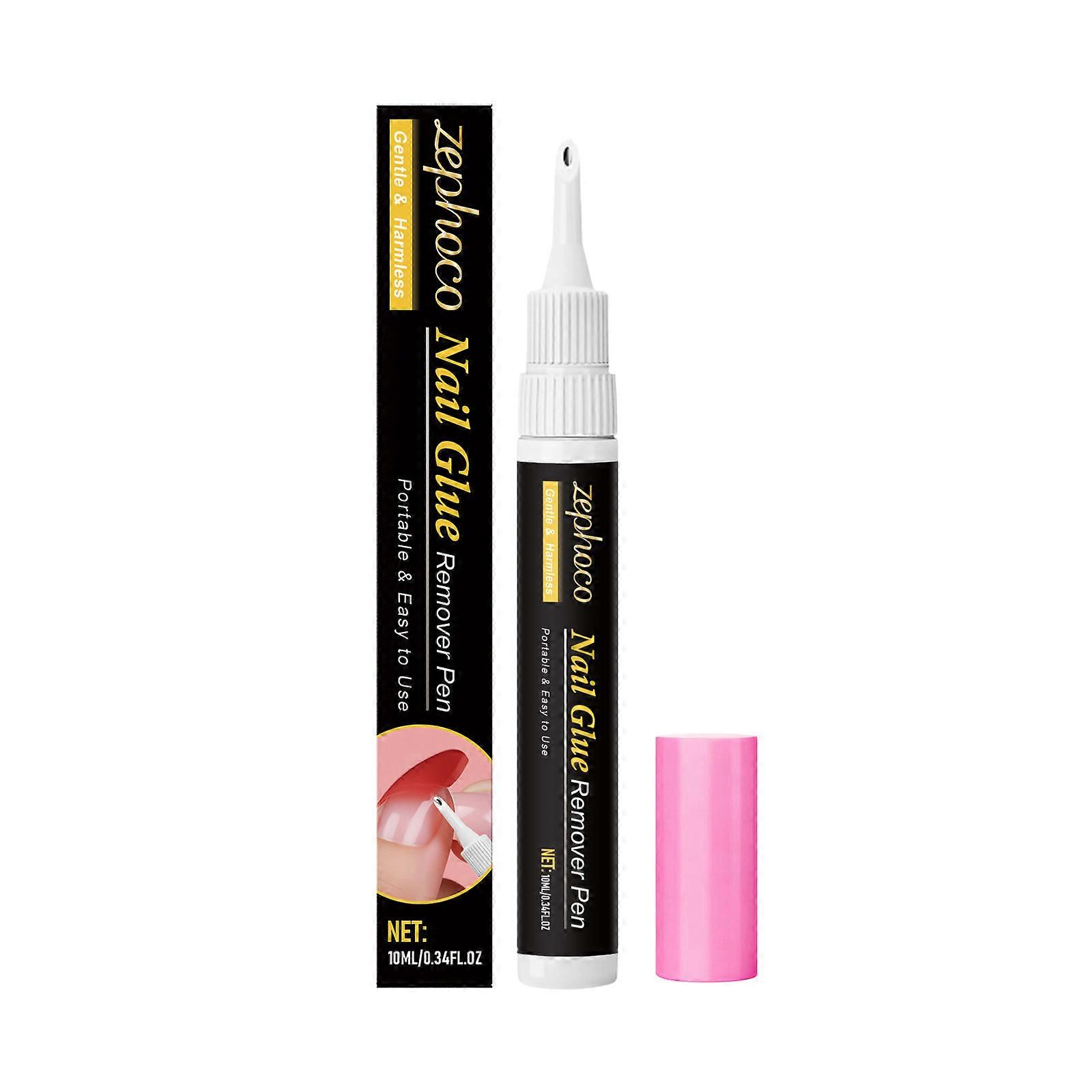 10ml nail polish remover easily removes and cleans base coat and edges gently without damaging nails, suitable for daily nail care.