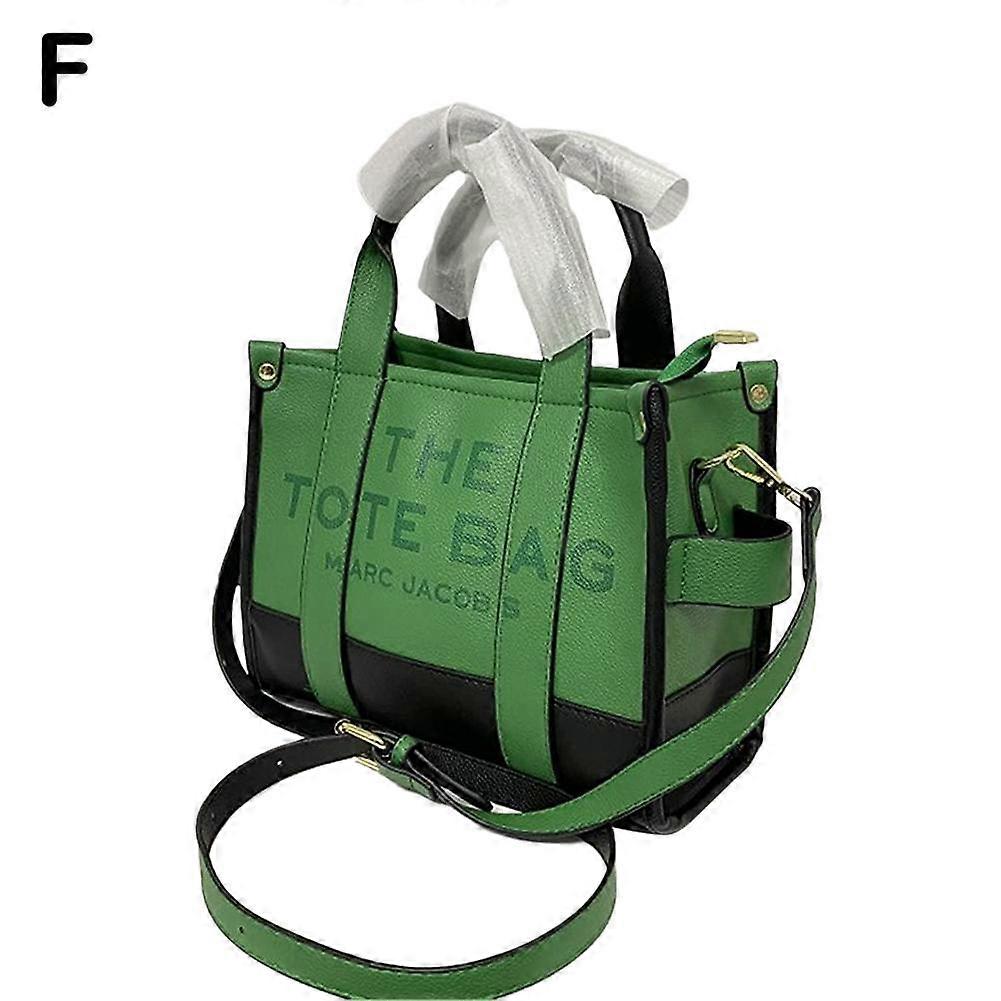 Classic Color Block Tote Bag Spacious Multipurpose Carryall Durable Canvas with Long Strap for Daily Use Travel Shopping in Fashion Colors