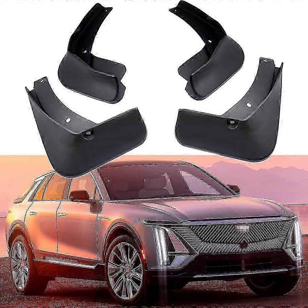 Exquisite Car Mud Flaps Splash Guards Fender Mudguard Compatible With Cadillac Lyriq 2023 2024