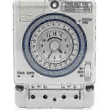 Analog Daily Clock Mechanical Timer Switch Time Switch