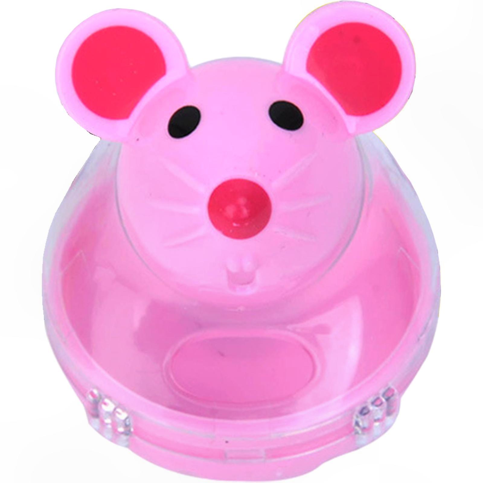 Interactive Cat Toy Ball with Food Dispenser for Kitten Chasing and Teasing Entertainment White