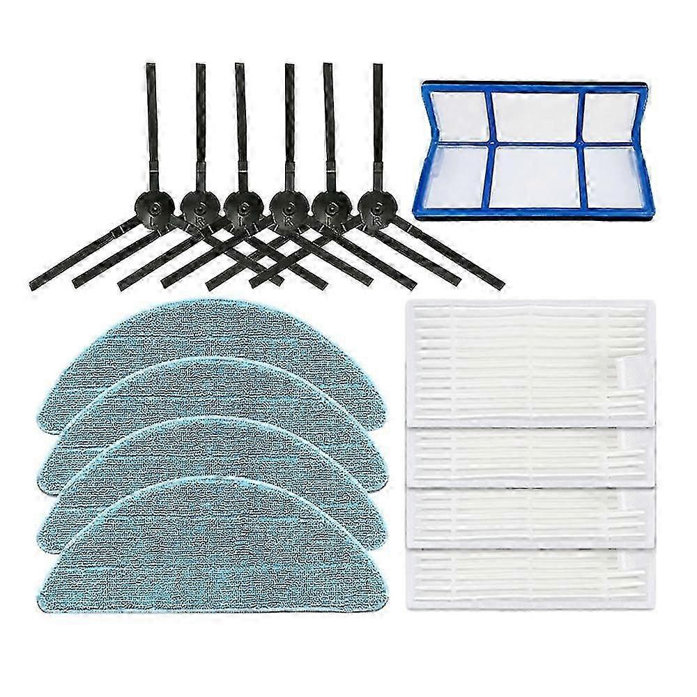 Replacement Parts Kit for V3S V5S V5 V3L Filter Side Brush Mop Cloth Robot Vacuum Cleaner Accessories Remove Dust