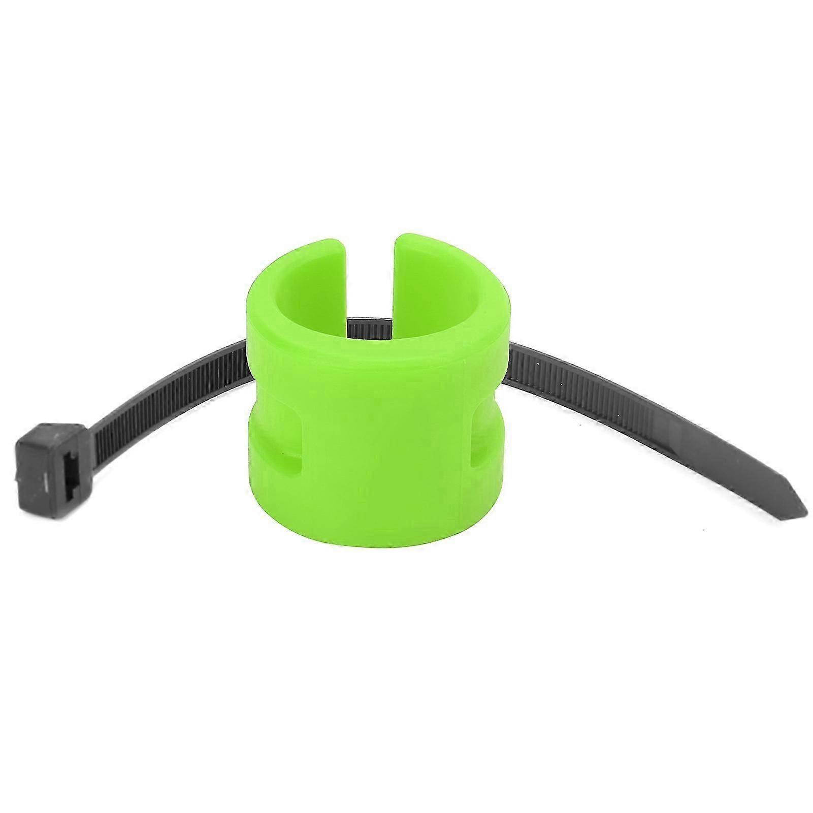 Bicycle Chainstay Protector - Rubber Chain Guard Ring for Bike Frame and Front Fork in Green