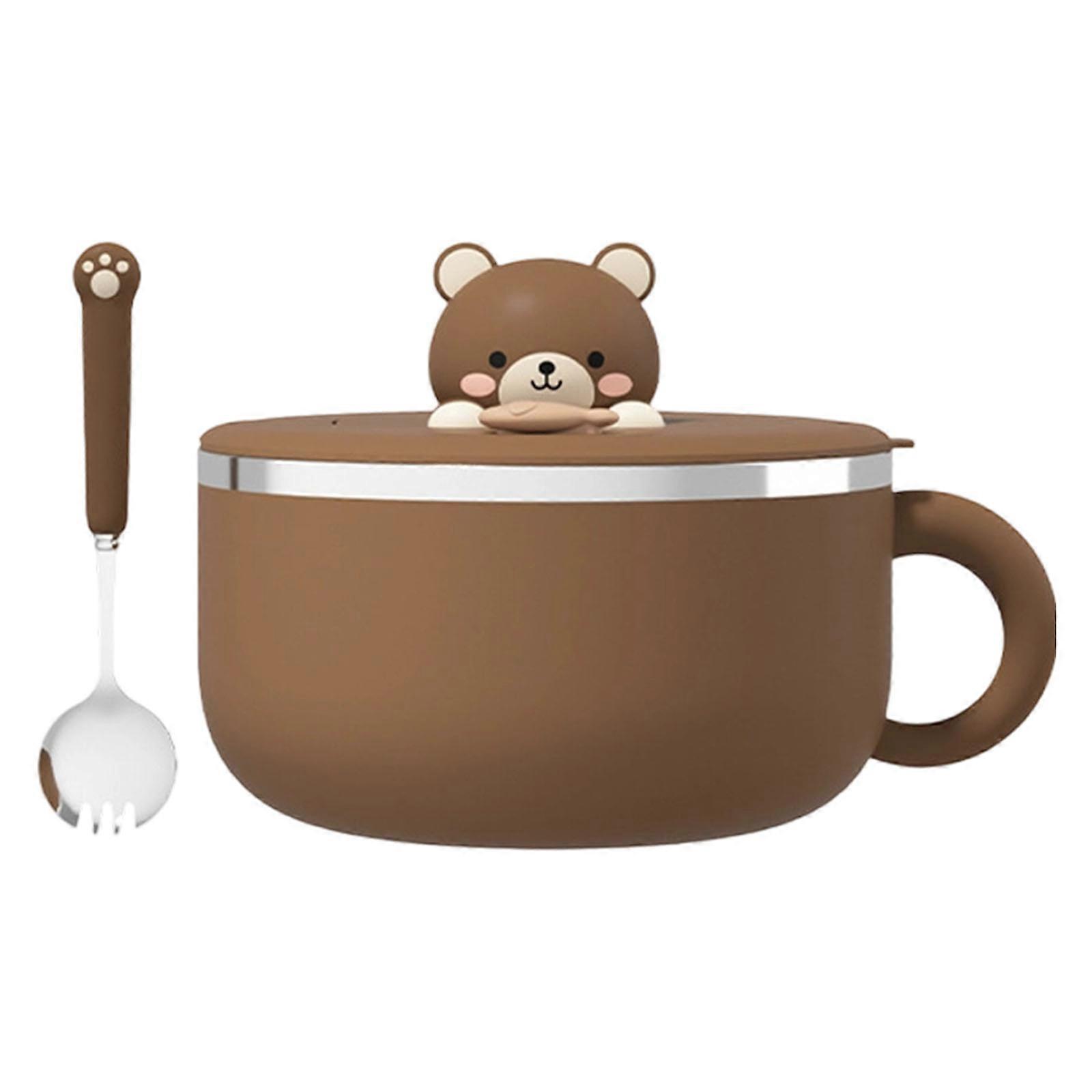 Multifunctional Insulated Noodles Container 304 Steel Materials 1.2L Large Capacity Design Suitable For Students Commuters Home Use Multicolor