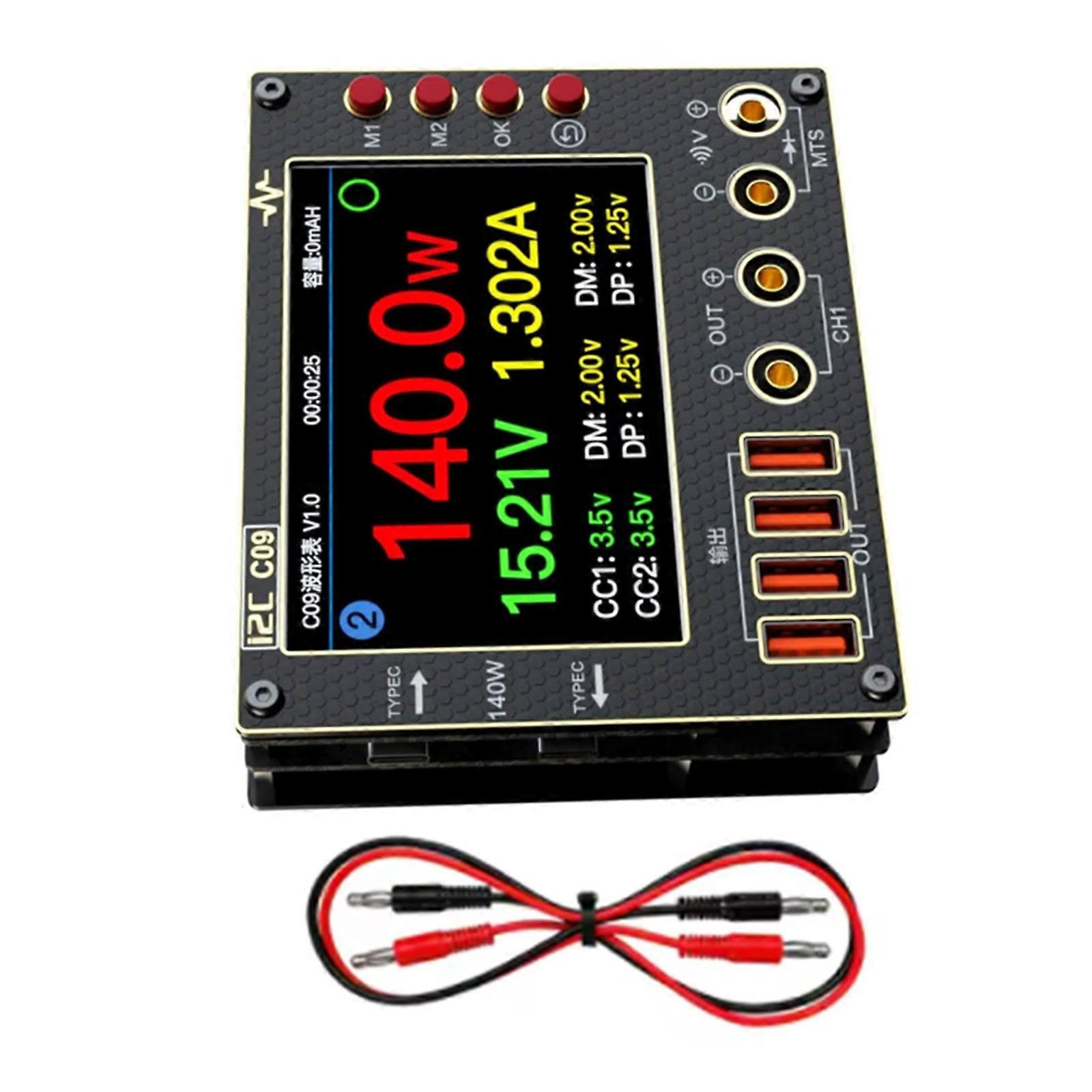 Industrial Multimeter For Electronic Diagnostics 0-40V Double Channel Measurement 0.01s Diode Scanning Capability Multicolor