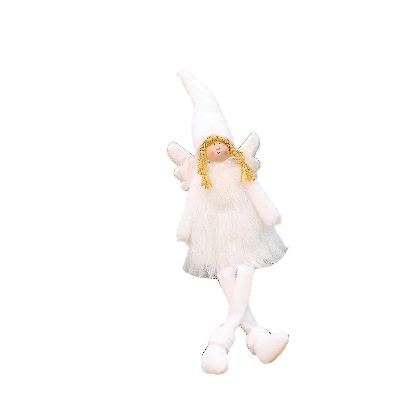 Festival Angelic Wing Plush Stuffed Doll Portable Decorative Accent Portable Winged Plush Display For Home Office Multicolor