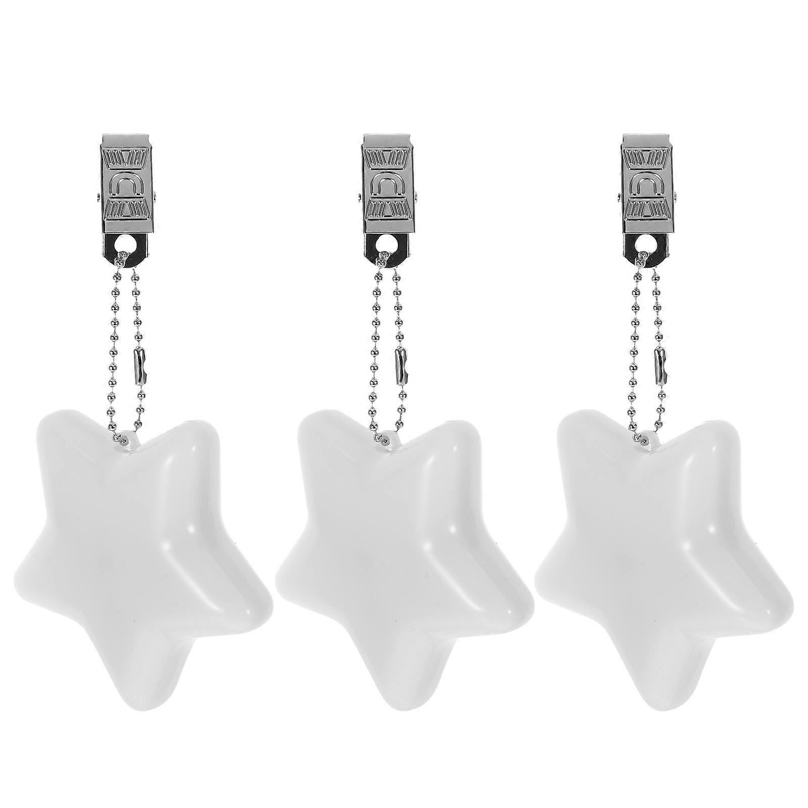 Touch Sensor Purse Light LED Handbag Night Light Five-Pointed Star Shape 3Pcs