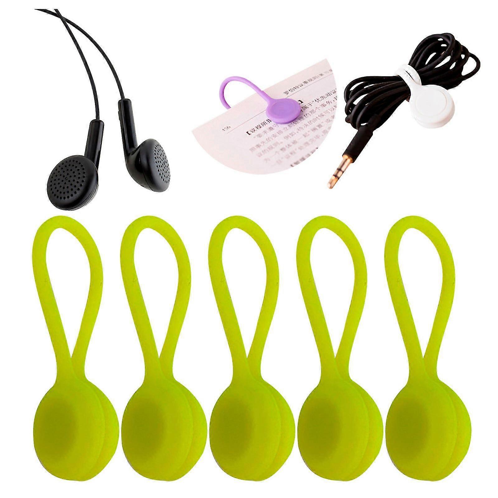 Multi Color Strong Magnetic Ties - Cable Management 5pcs