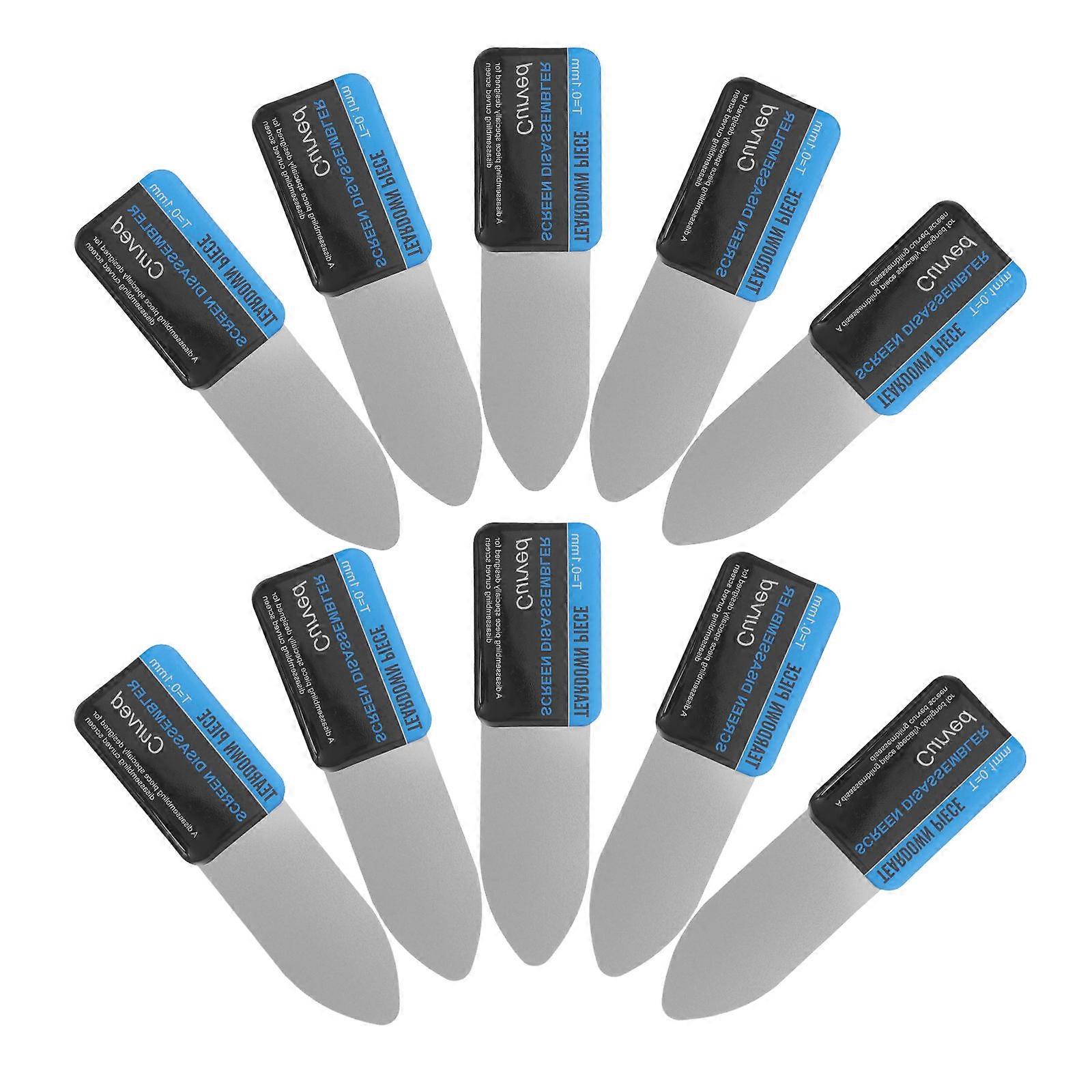 Silver Curved Screen Spudger for Mobile Phone Screen Removal 20Pcs Set