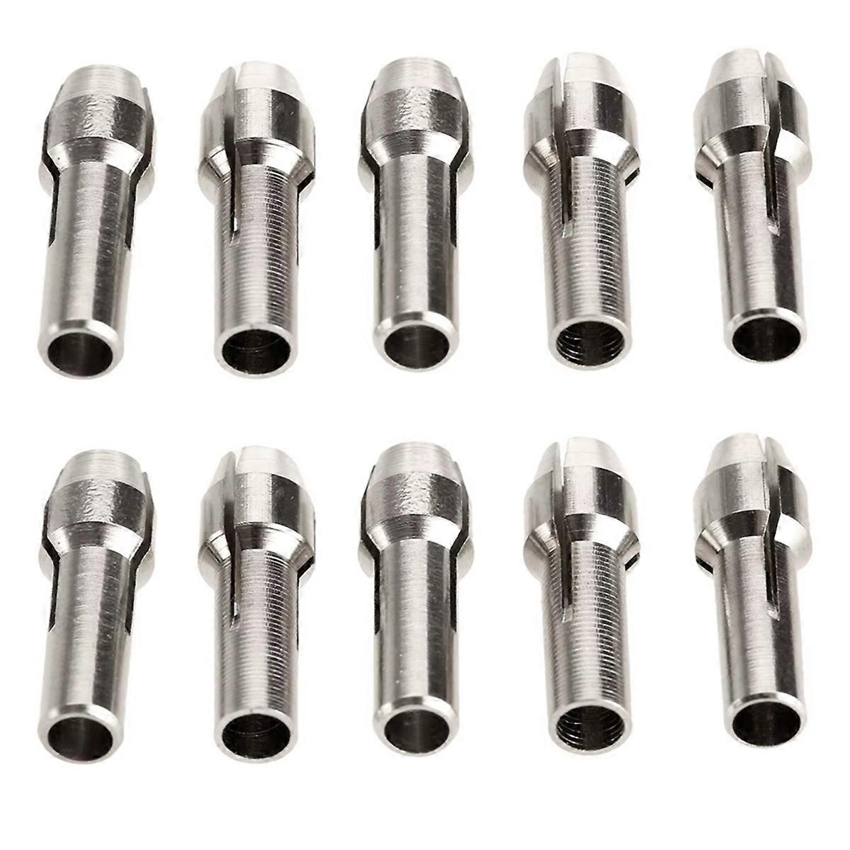 Mini Drill Chuck 1/8inch (3.2mm) Diameter Mini Drill Bit Chuck for Rotary Tools Power Tool Accessories 10 Pack