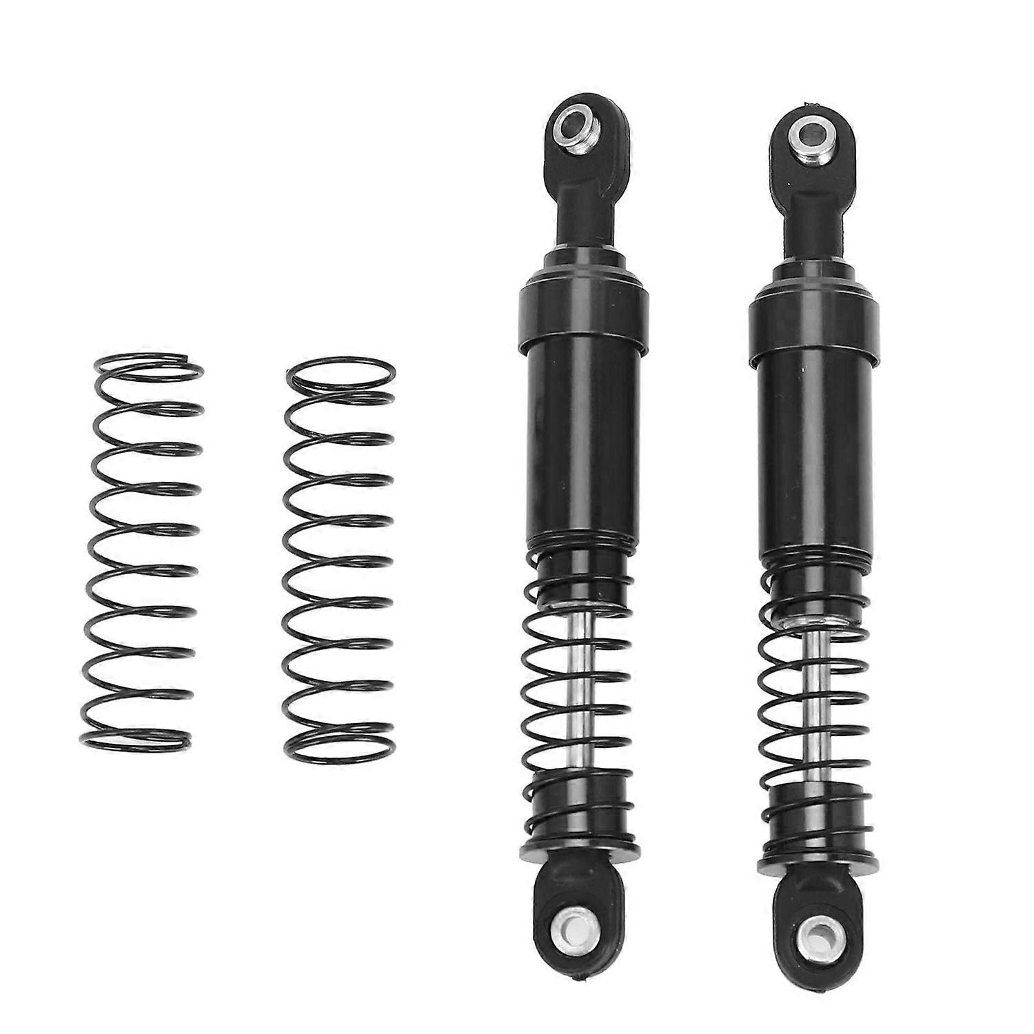 RC Shock Absorber Set Aluminum Alloy Metal 85mm RC Damper Set with Spring Replacement for SCX10 1/10