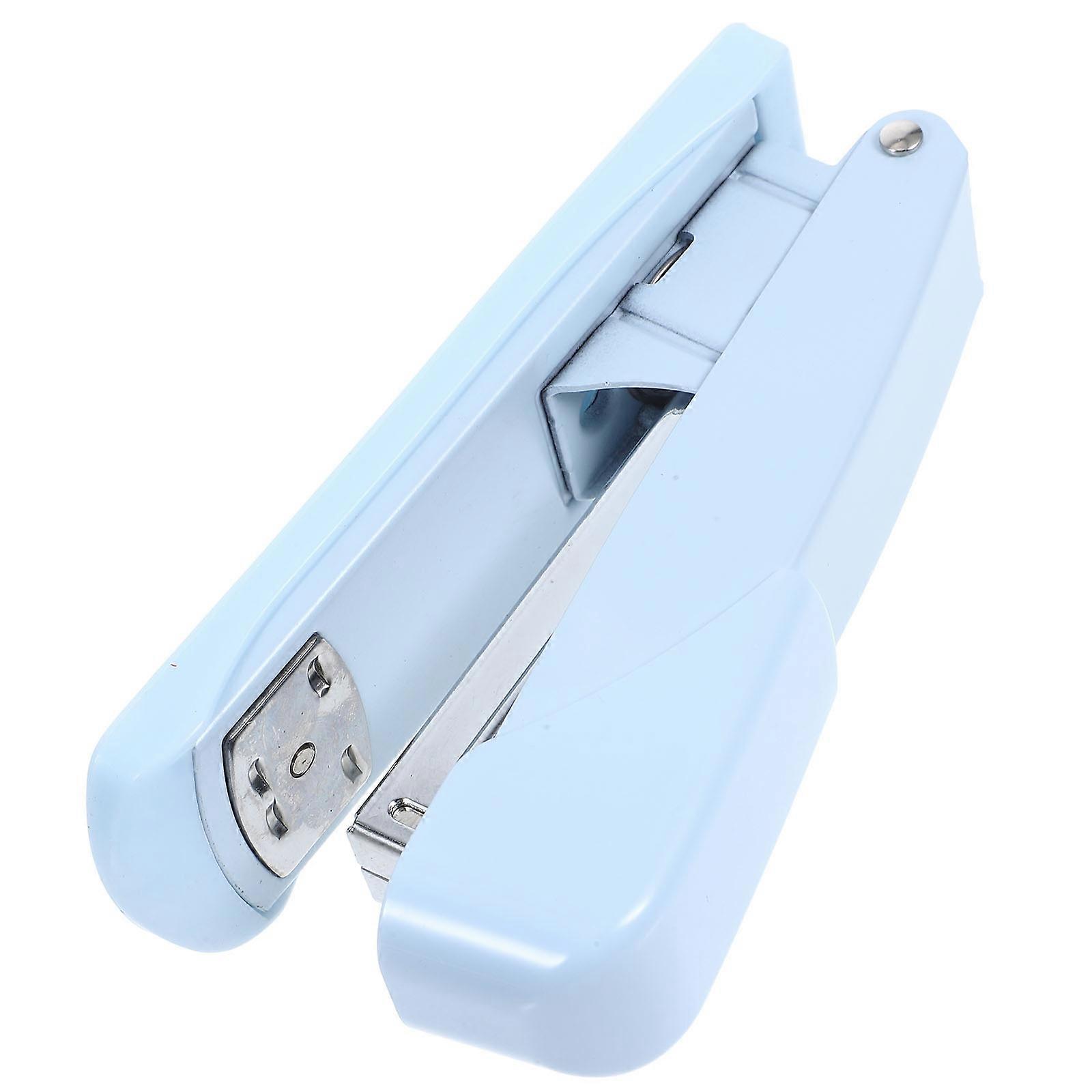 Plastic Stapler Convenient Handheld Stapler Sky-Blue