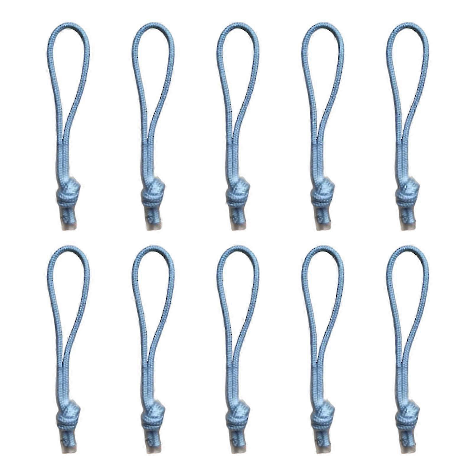 Reflective Tactical Cord Zipper Pulls, Set of 10