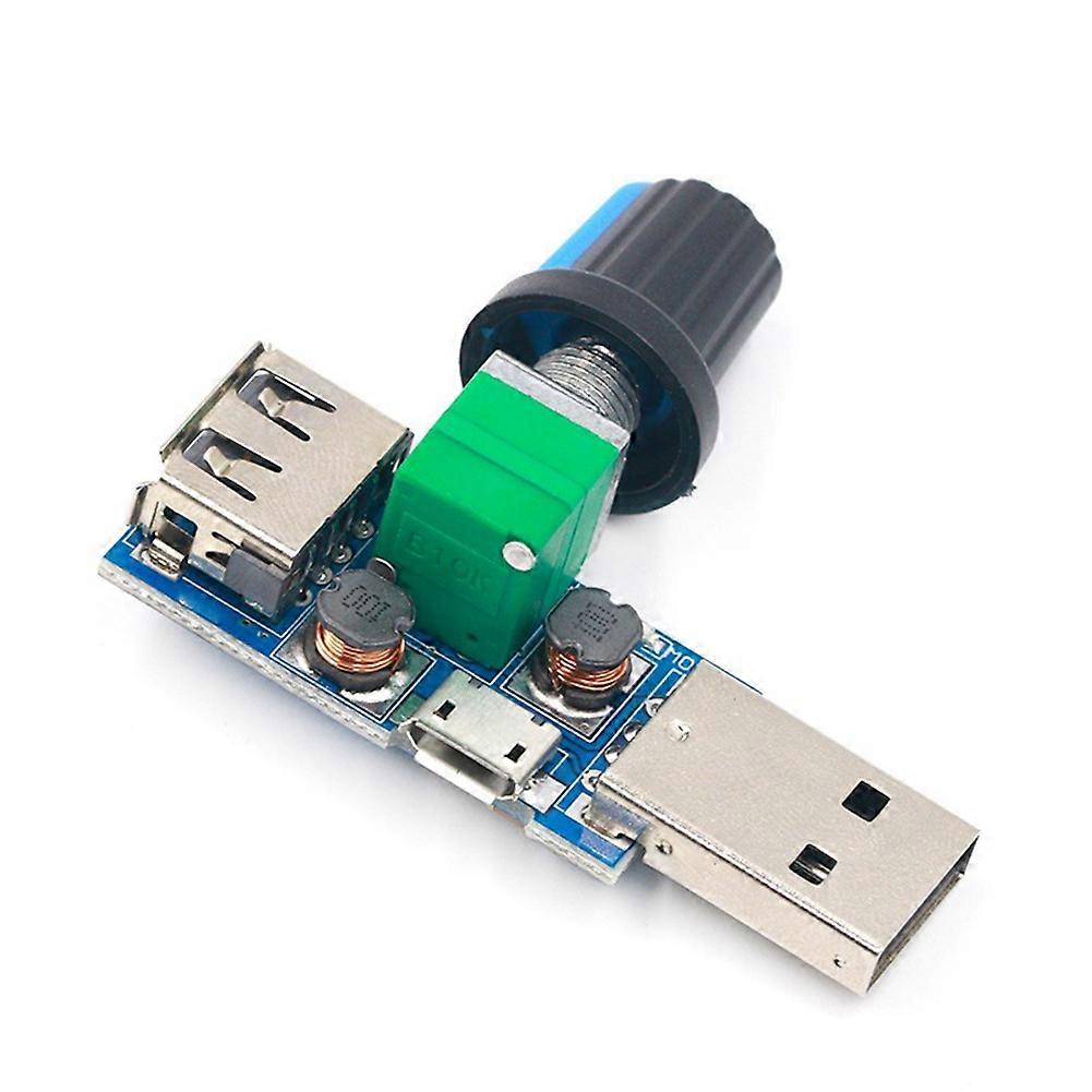 Mini USB Fan Governor Fan Speed Controller Air Volume Regulator Cooling Mute Multi Function Fan Speed Switch Module