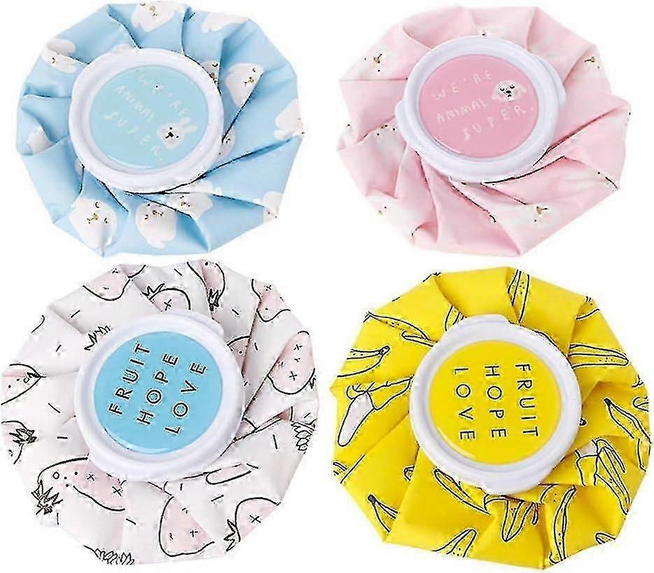 Varmvattenflaskor, 450 ml liten rund varmvattenflaskväska vinteravslappnande värmeterapi varmare-QJWL