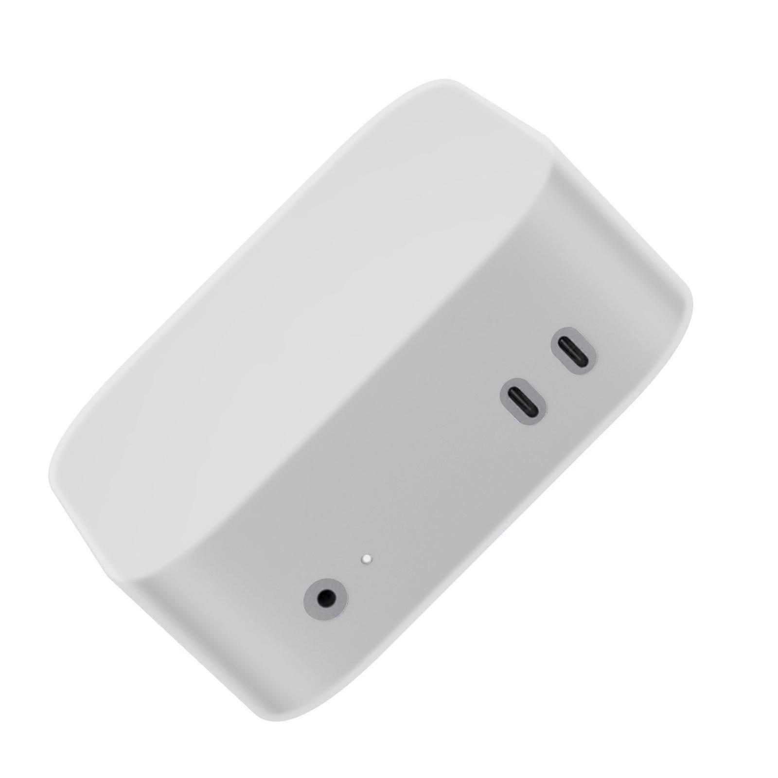 Computer Host Silicone Case for Host 2024 Dropproof Cover Protector Precise Cutout Shock Resistant Protective Case  White