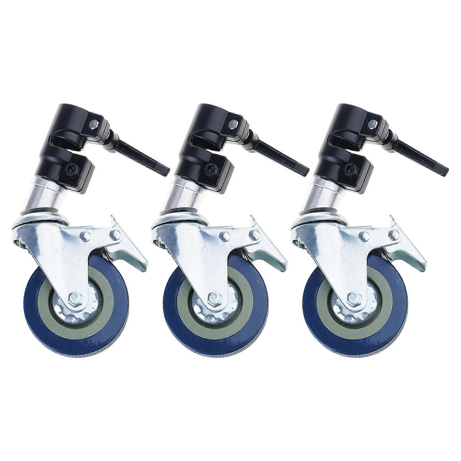 Stable and Portable Light Stand with Wheel 360 Degree Rotation for Studio Shoots and On Location Filming Multicolor