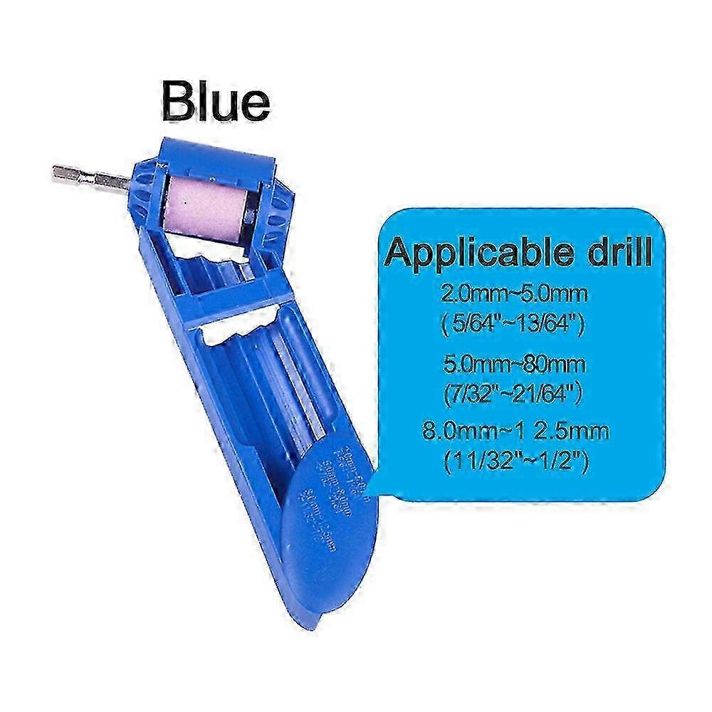 Portable Drill Sharpener Twist Drill Bit Sharpening Machine 2-12.5mm Grinding Bit Repairer Corundum Grinding Wheel Tool