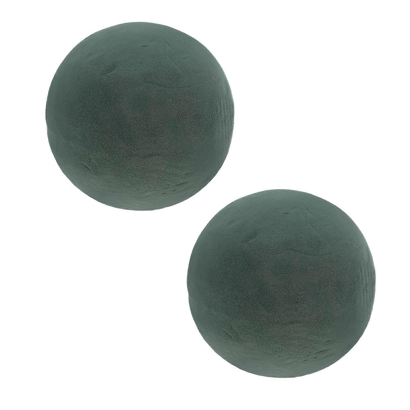 Green Floral Foam Sphere Wet Florist Foam Blocks for 2Pcs Arrangements
