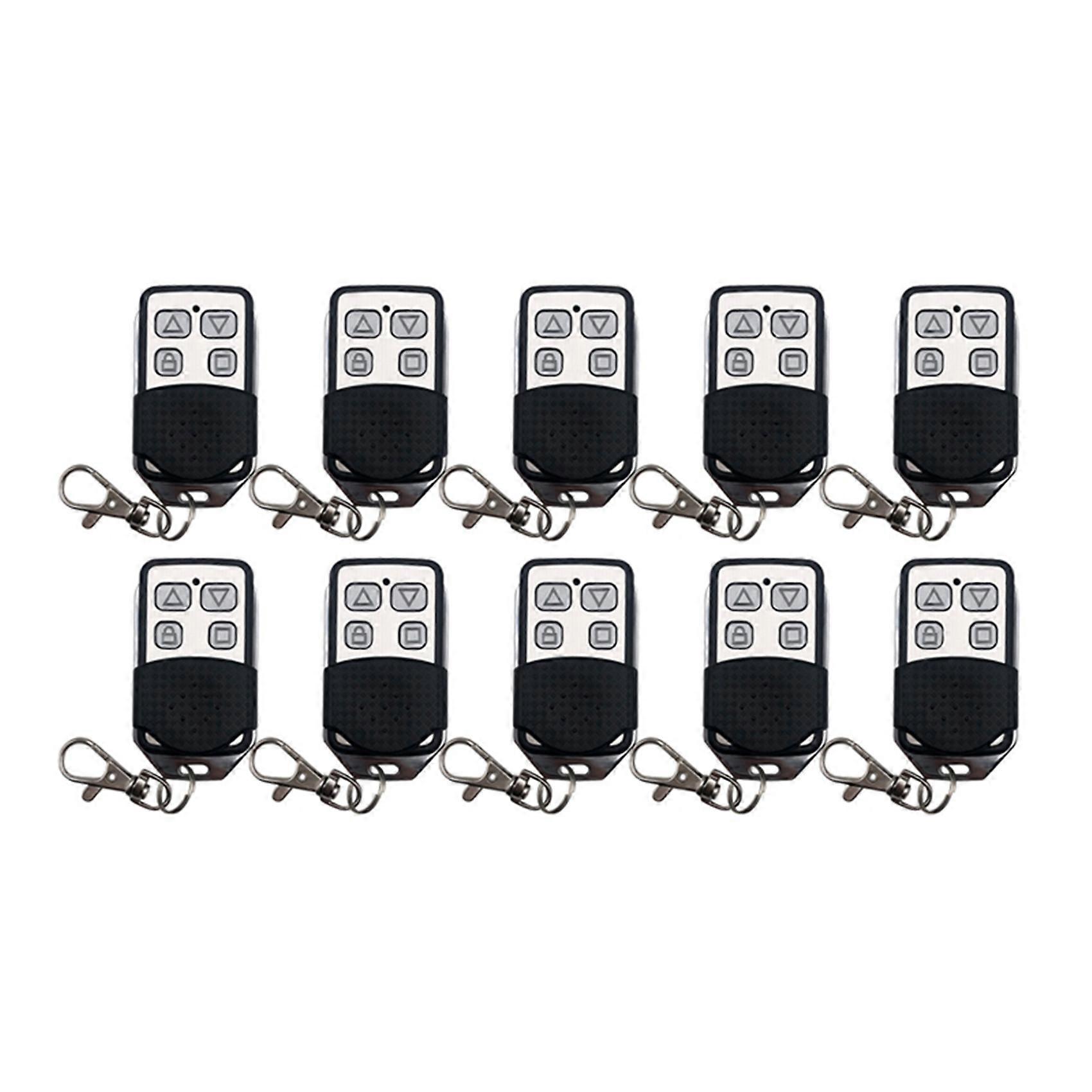 10X 4 Button Electric Garage Door Opener Wireless Remote Control 433MHZ Igniter Wireless Radio Frequ