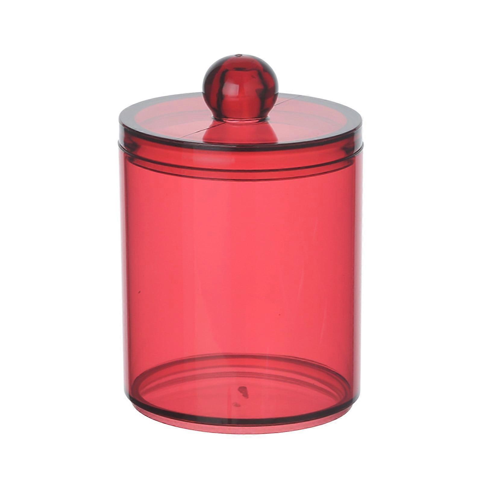 Clearance! 10OZ Clear Plastic Jar Set for Cotton Balls, Swabs, Pads, Floss - Bathroom Storage Organizer, Compatible with Zeceouar