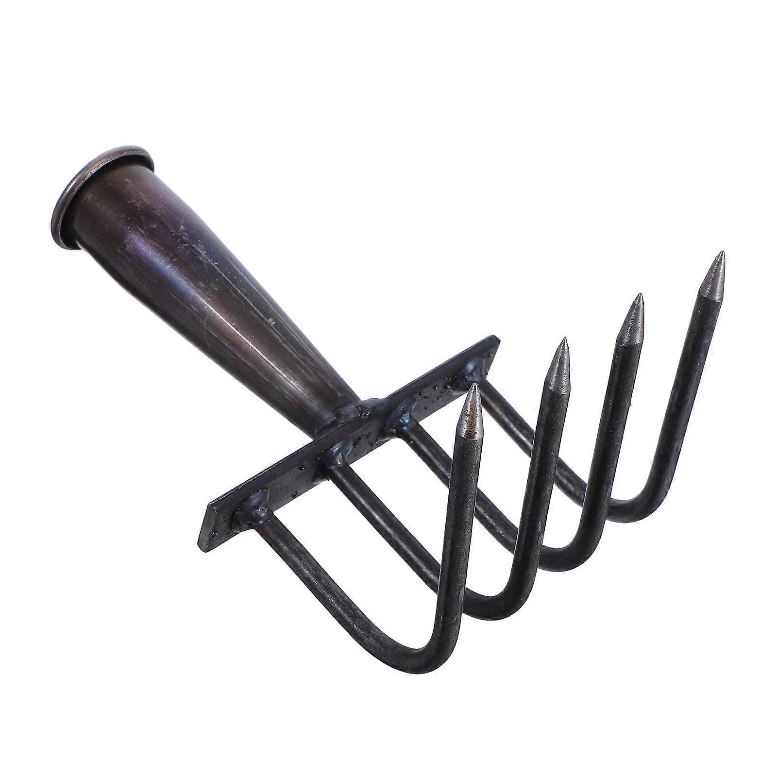 Metal Rake Head Replacement for Garden Leaf Removal Tool