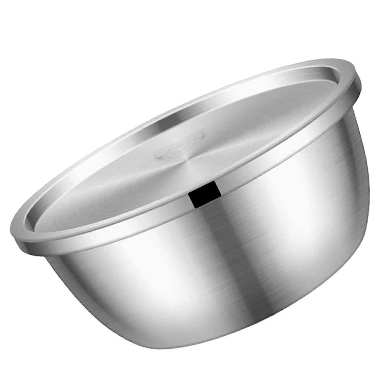 Large Stainless Steel Mixing Bowls with Lids, Deep Stackable Design for Baking, Cooking, and Storage