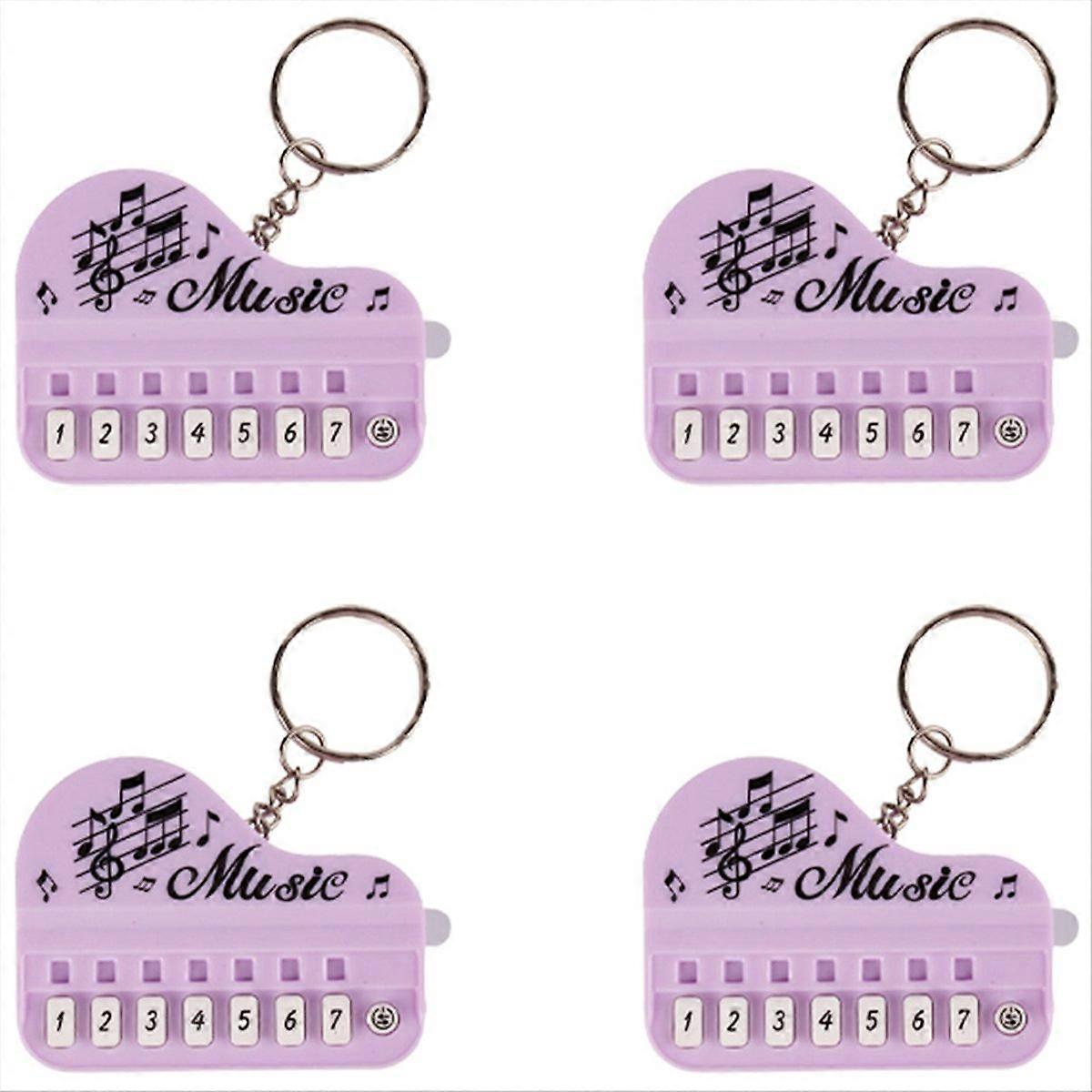 Keychains for Electronic Keyboard, Instrument Keychains Pocket Size-B