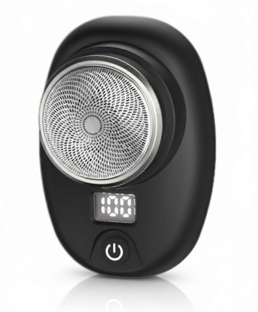 Mini Electric Shaver Mens Portable Washable Travel Razor with LCD Display